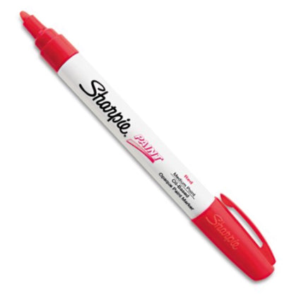  Sharpie Oil-Based Paint Marker, Medium Tip, Red, Dozen  (2107613) : Arts, Crafts & Sewing