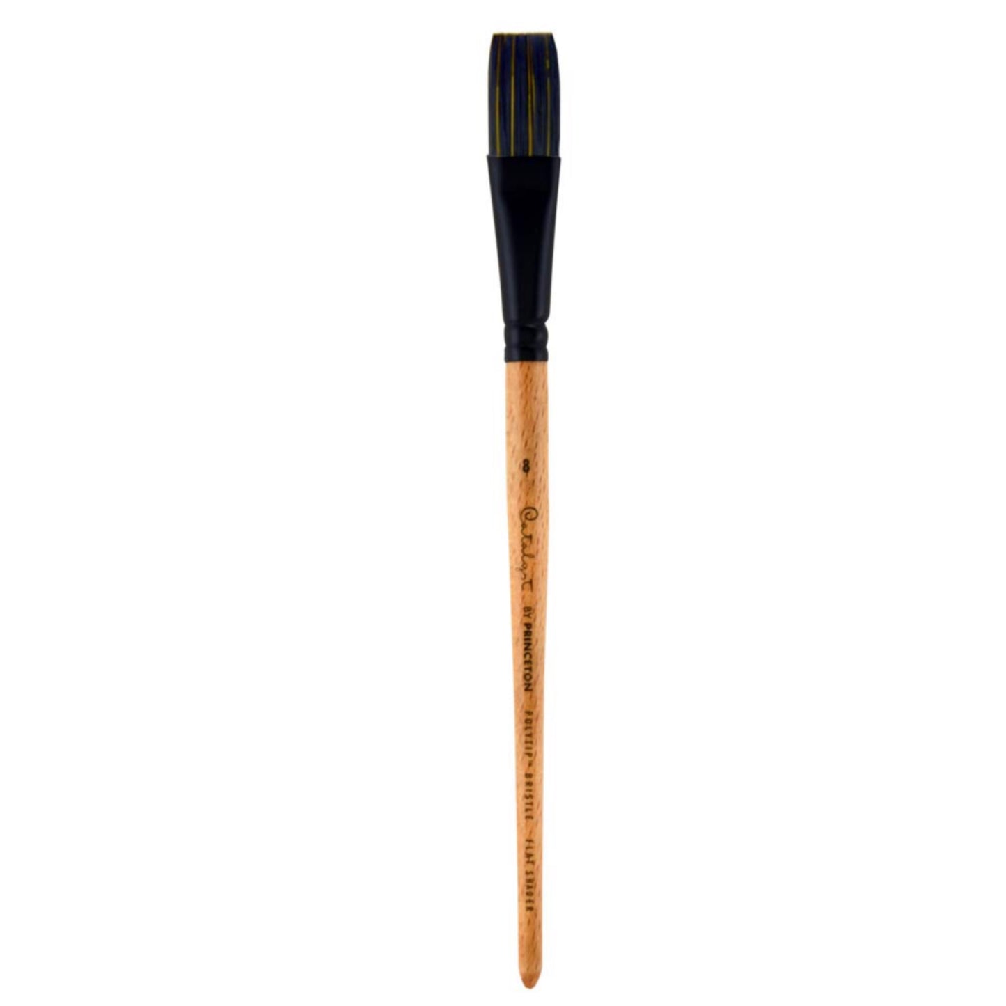 Princeton Catalyst Polytip Bristle Short-Handle Paint Brushes - Flat Shader / #8 by Princeton Art & Brush Co - K. A. Artist Shop
