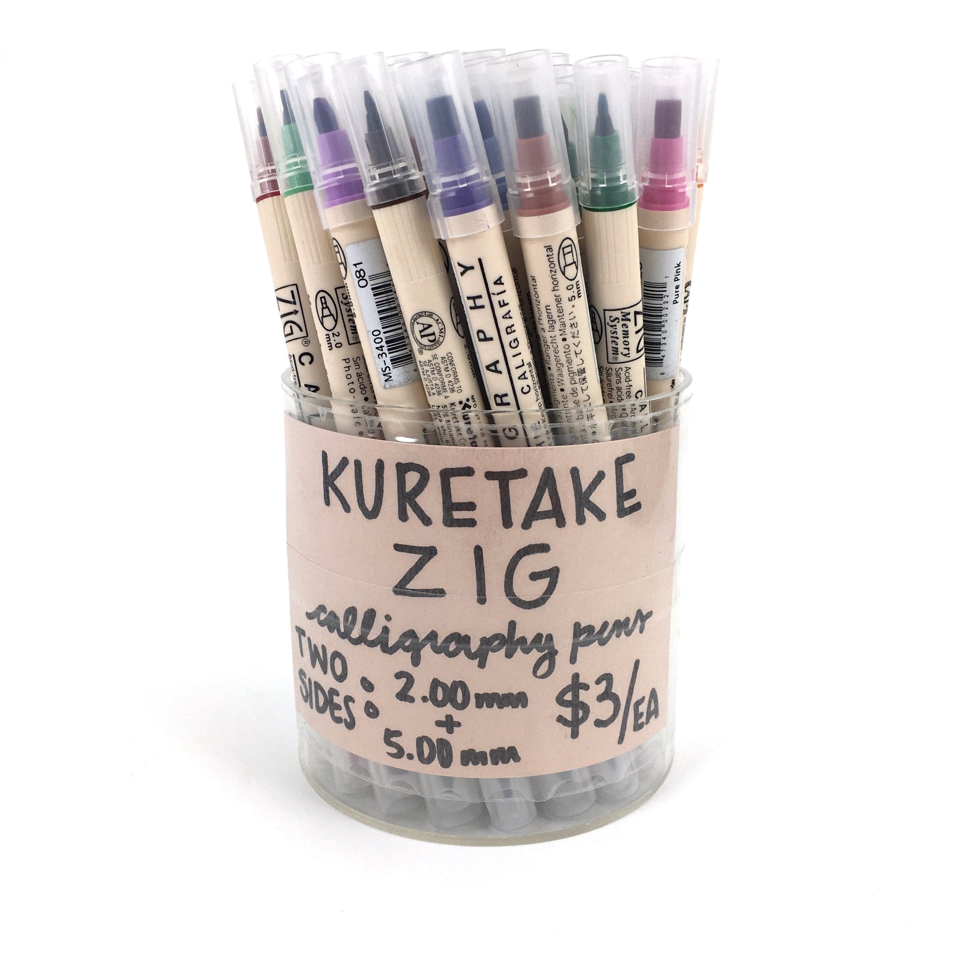 Kuretake Zig Calligraphy Double-Sided Markers - Matte - by Kuretake - K. A. Artist Shop