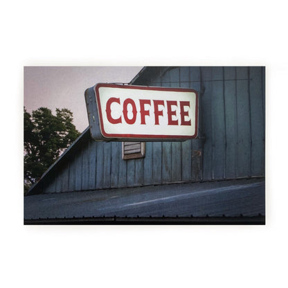 Athens, GA Postcards by Frances Hughes - Old Jittery Joe’s Roaster Sign - by Frances Hughes - K. A. Artist Shop