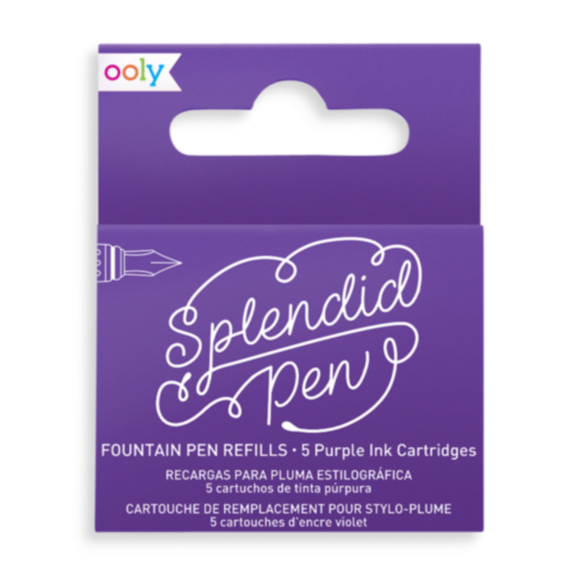 Ooly Splendid Fountain Pen Ink Refills - Purple by Ooly - K. A. Artist Shop