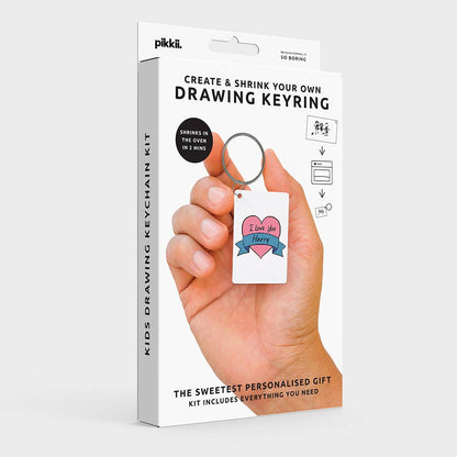 Drawing Shrink Keyring by Pikkii - by Pikkii - K. A. Artist Shop
