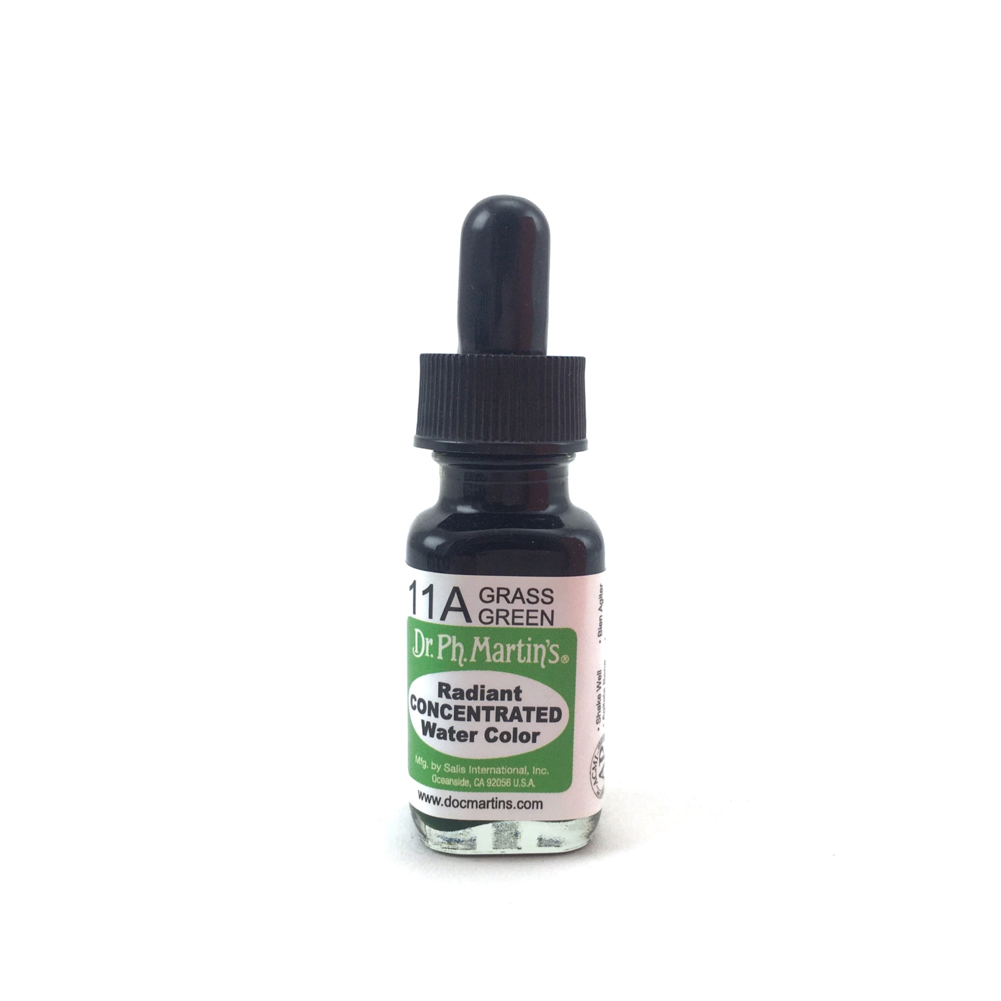 Dr. Ph. Martin's Radiant Concentrated Watercolor - .50 oz. - 11A - Grass Green by Dr. Ph. Martin’s - K. A. Artist Shop
