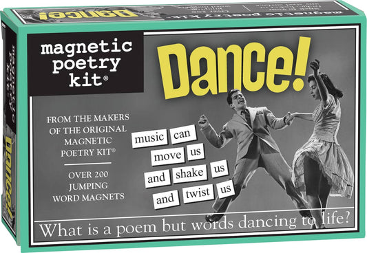 “Dance” Magnetic Poetry Kit - by Magnetic Poetry, Inc - K. A. Artist Shop