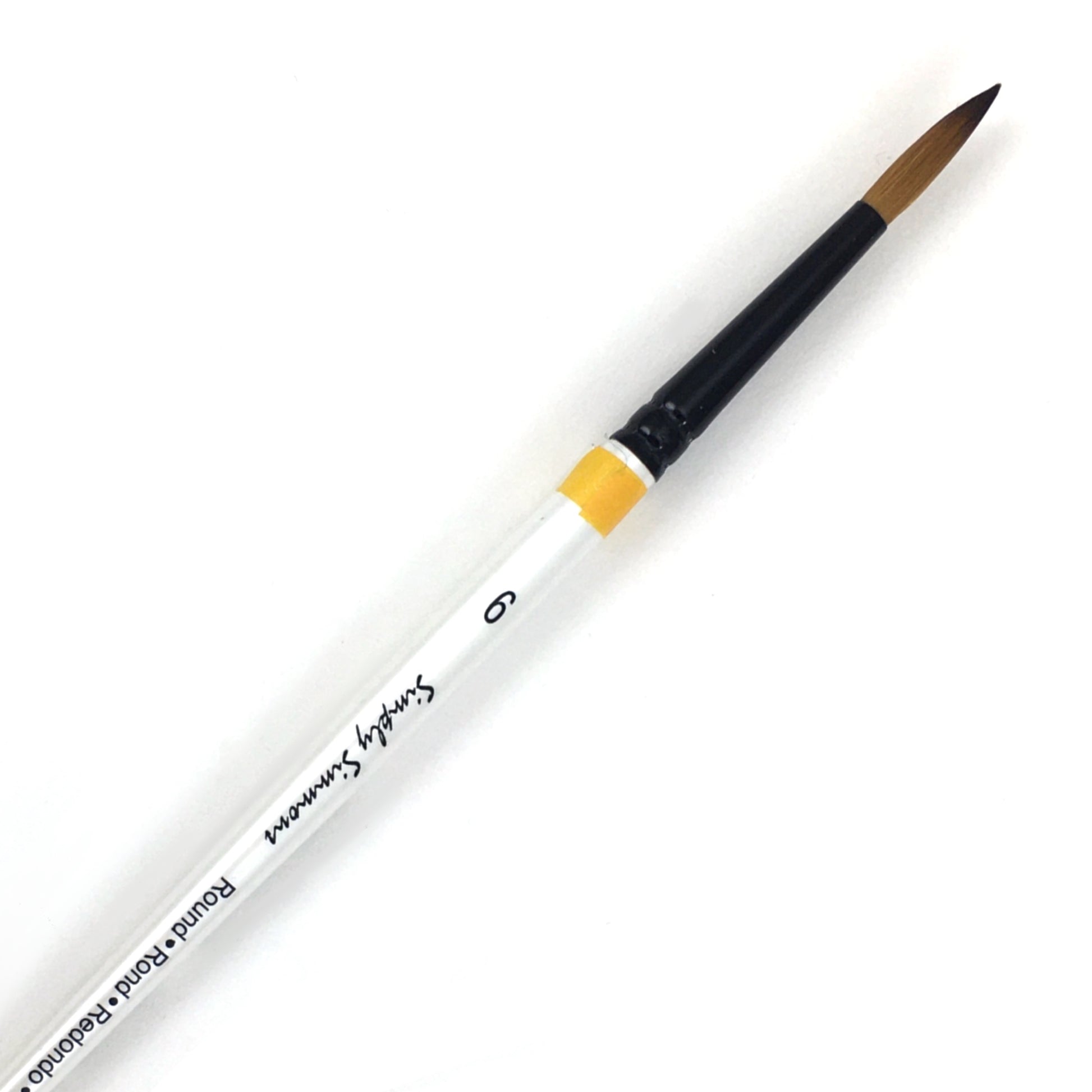 Simply Simmons All-Media Brush - Short Handle - Round / #6 by Robert Simmons - K. A. Artist Shop