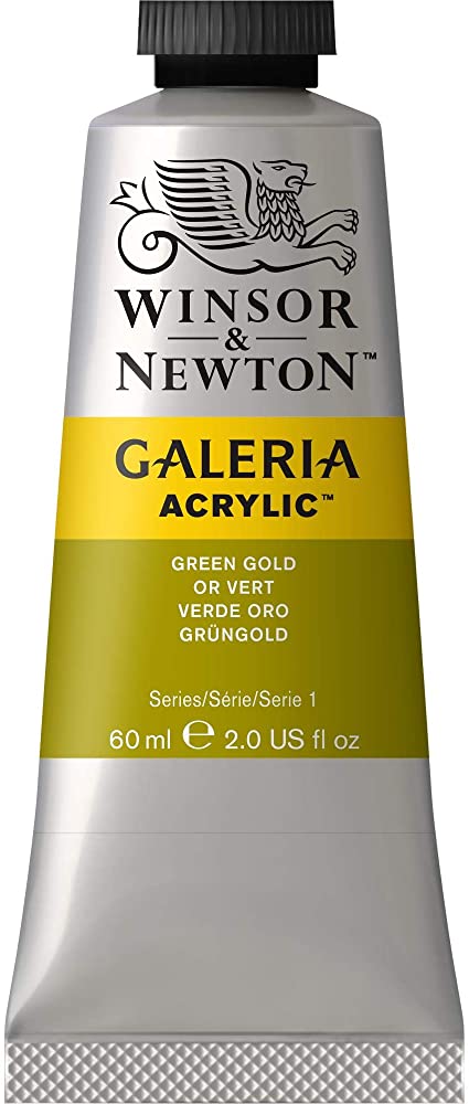 Winsor & Newton Galeria Acrylic Paint - 60 mL - Green Gold by Winsor & Newton - K. A. Artist Shop