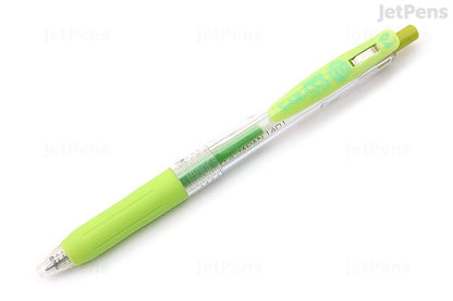Sarasa Clip Retractable Gel Pens - Light Green - 0.5mm by Zebra - K. A. Artist Shop