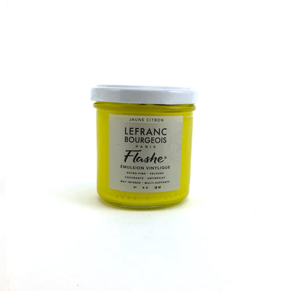 Flashe Vinyl Paint - 125mL - Lemon Yellow by Lefranc & Bourgeois - K. A. Artist Shop