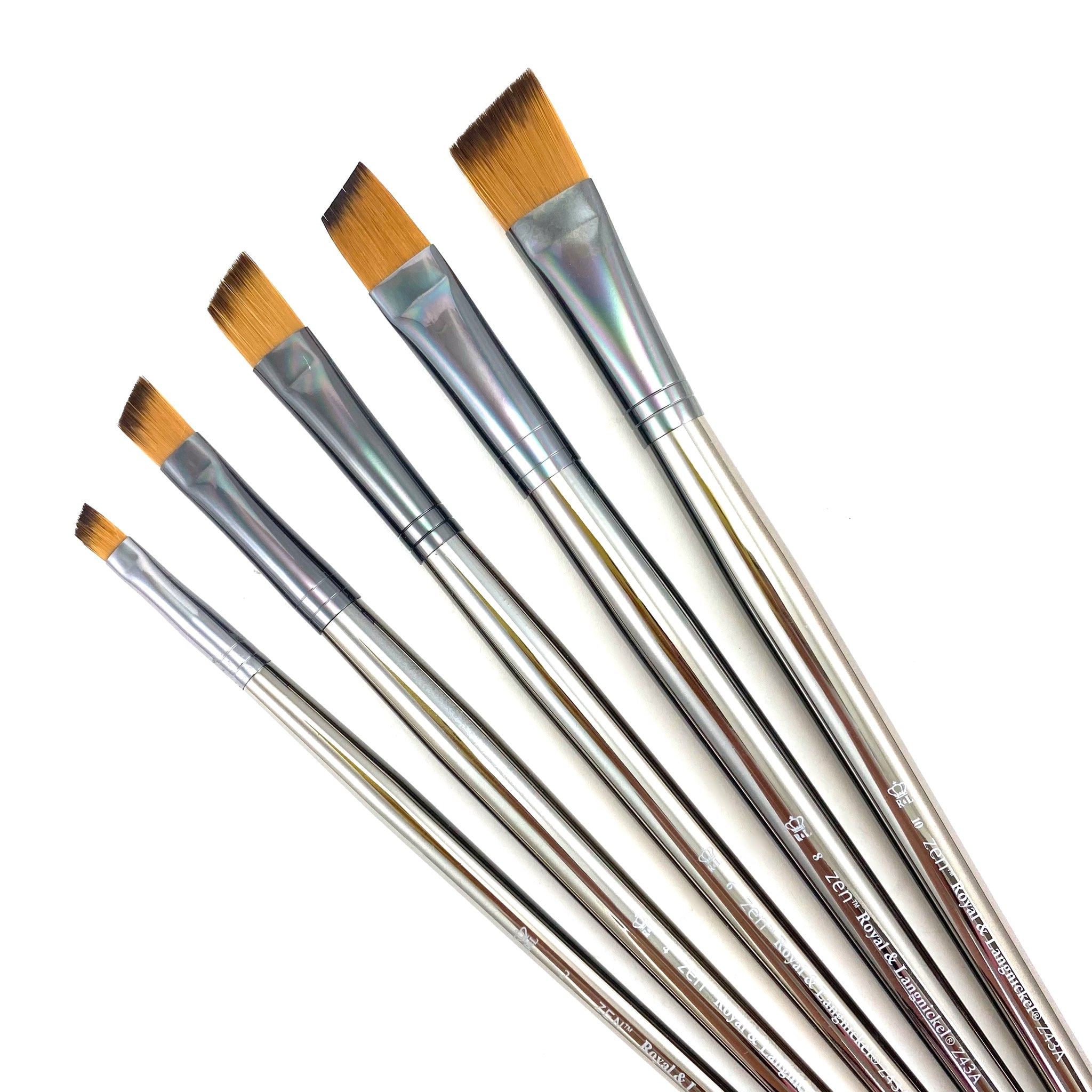 9 new royal langnickel zen acrylic 2024 paint Brushes