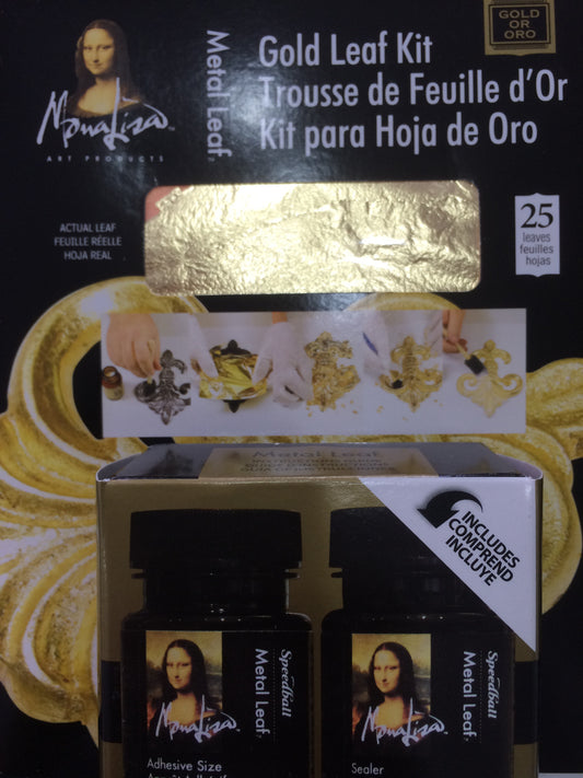 Mona Lisa Gold Leaf Kit - by Mona Lisa - K. A. Artist Shop