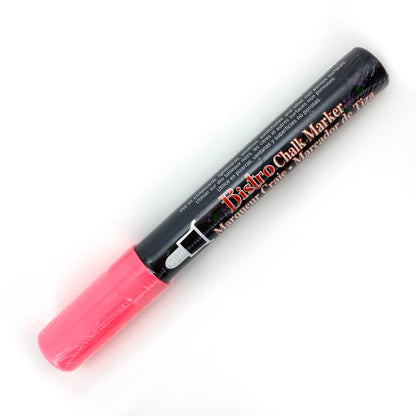 Bistro Chalk Marker - Broad (6mm) - Fluorescent Red by Marvy Uchida - K. A. Artist Shop