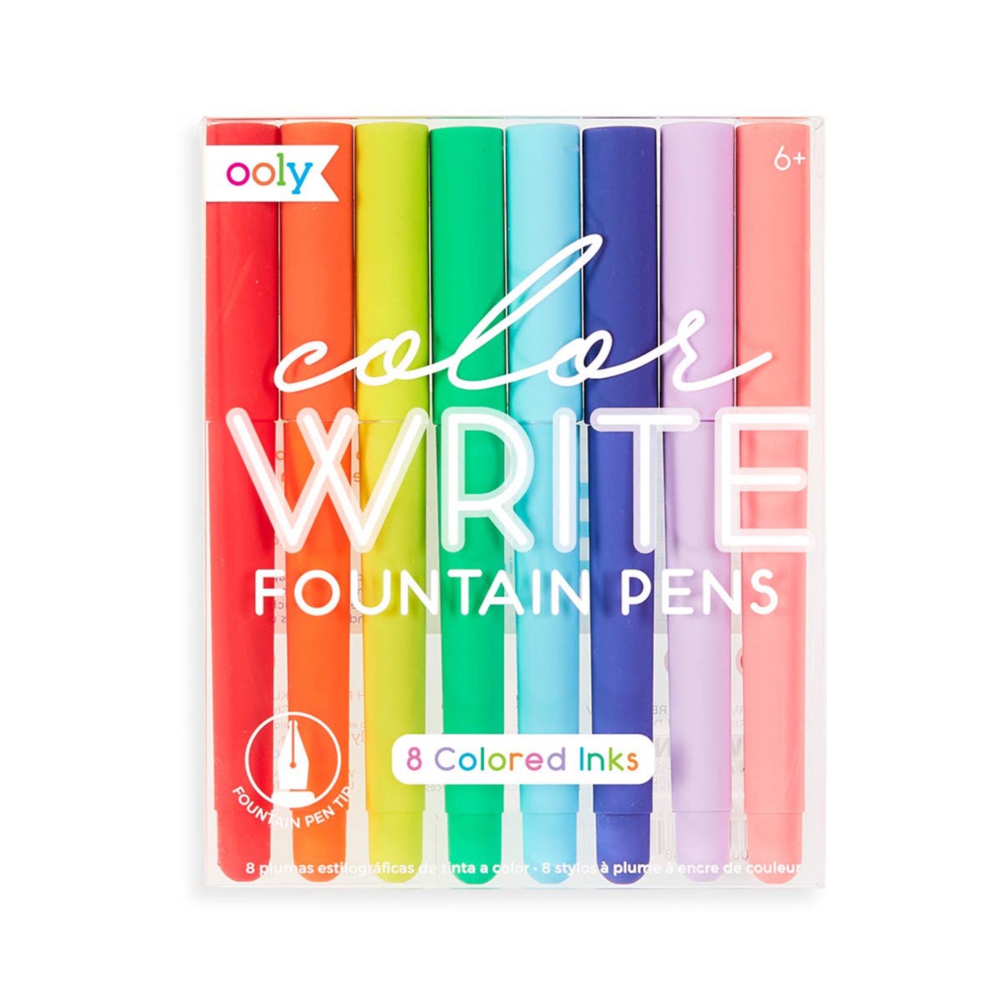 Ooly Color Write Fountain Pens - Set of 8 - by Ooly - K. A. Artist Shop