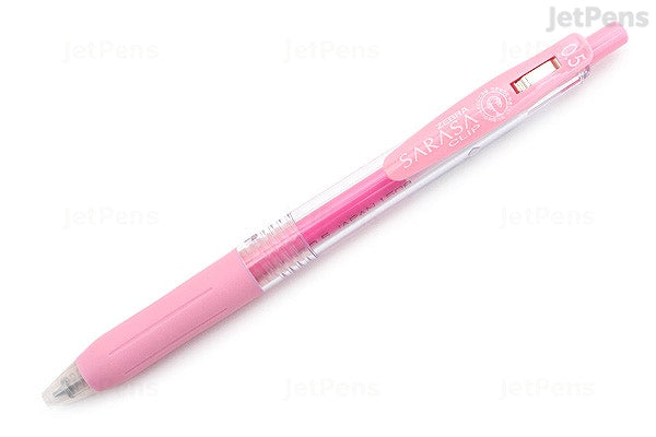 Sarasa Clip Retractable Gel Pens - Pink - 0.4mm by Zebra - K. A. Artist Shop