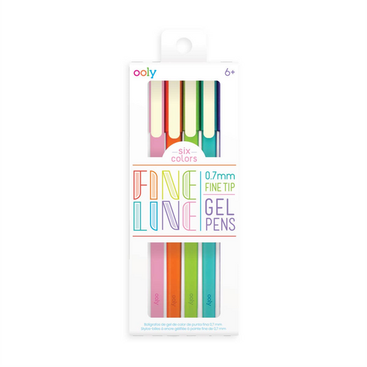 Ooly Fine Line Gel Pens - Set of 6 - by Ooly - K. A. Artist Shop