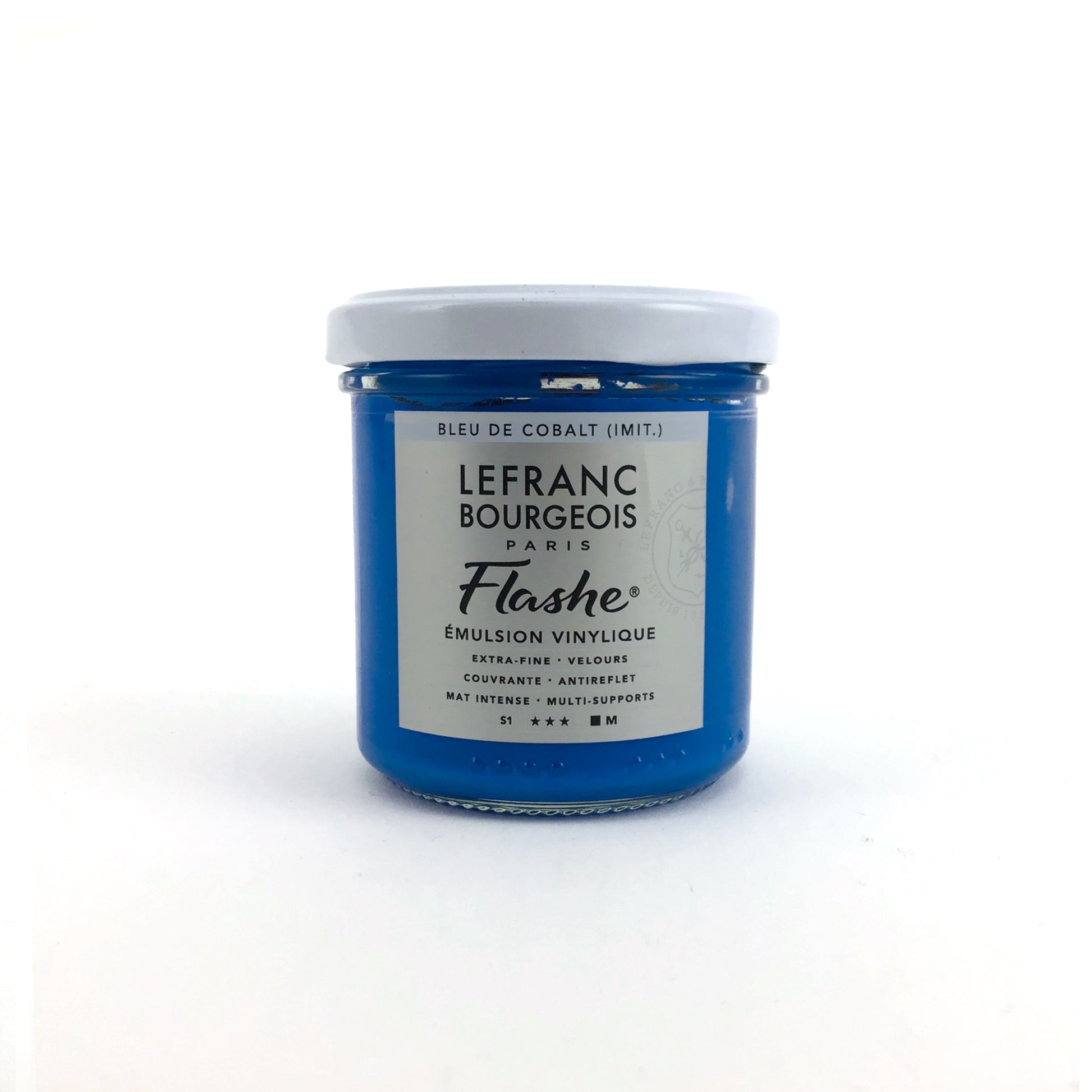 Flashe Vinyl Paint - 125mL - Cobalt Blue Hue by Lefranc & Bourgeois - K. A. Artist Shop
