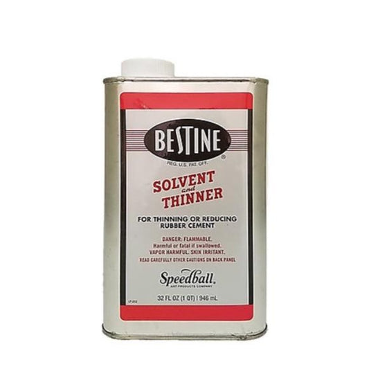 Bestine Solvent and Thinner - 1 Quart - by Best-Test - K. A. Artist Shop