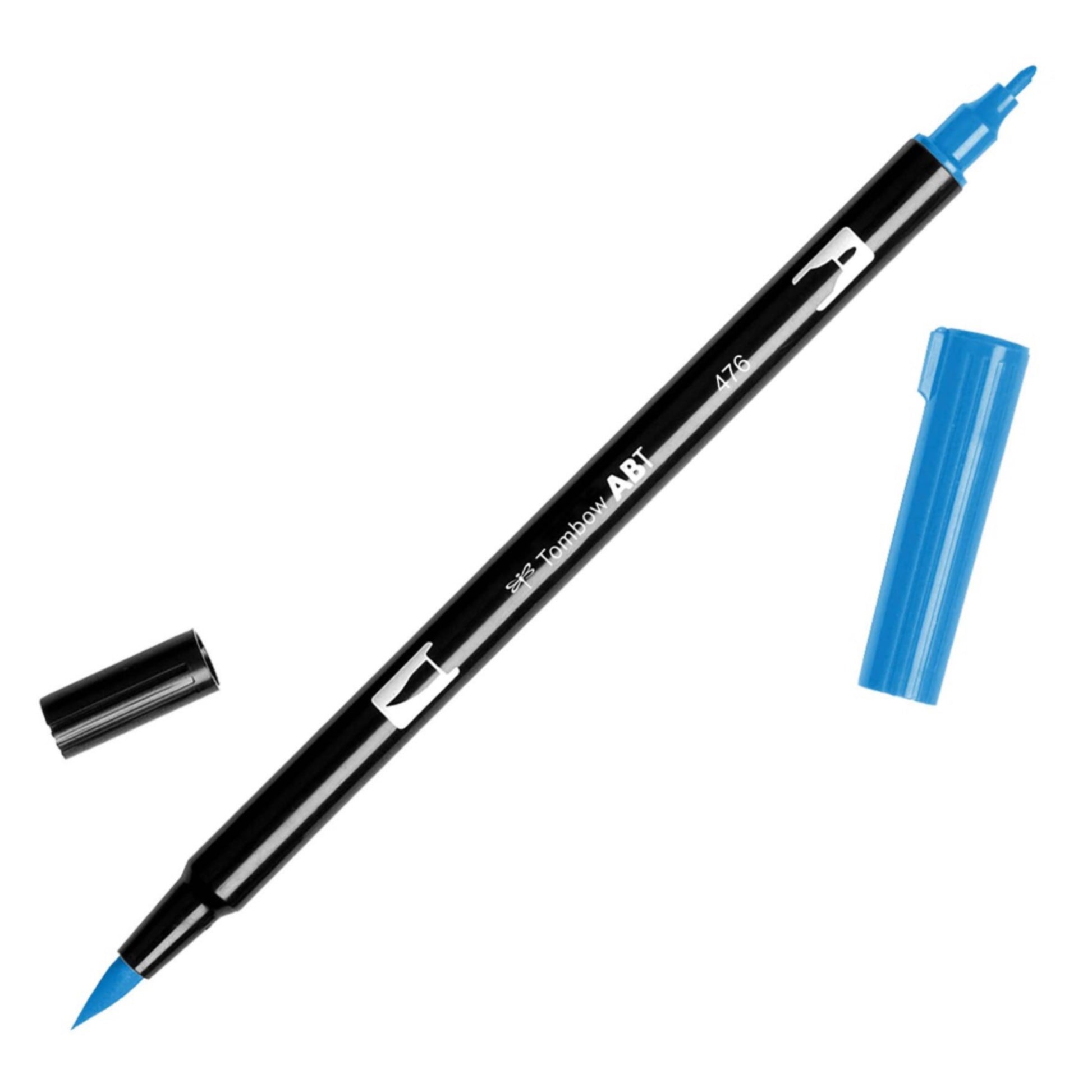 Tombow Dual Brush Pens - Individuals - 476 Cyan by Tombow - K. A. Artist Shop