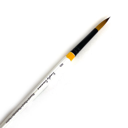 Simply Simmons All-Media Brush - Short Handle - Round / #8 by Robert Simmons - K. A. Artist Shop