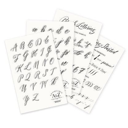 Antiquaria Brush Calligraphy Exemplar Kit - by Antiquaria - K. A. Artist Shop