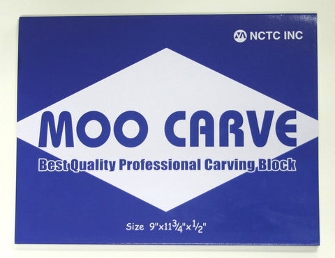 Moo Carving Block - 0.5 inch width - by MOO - K. A. Artist Shop