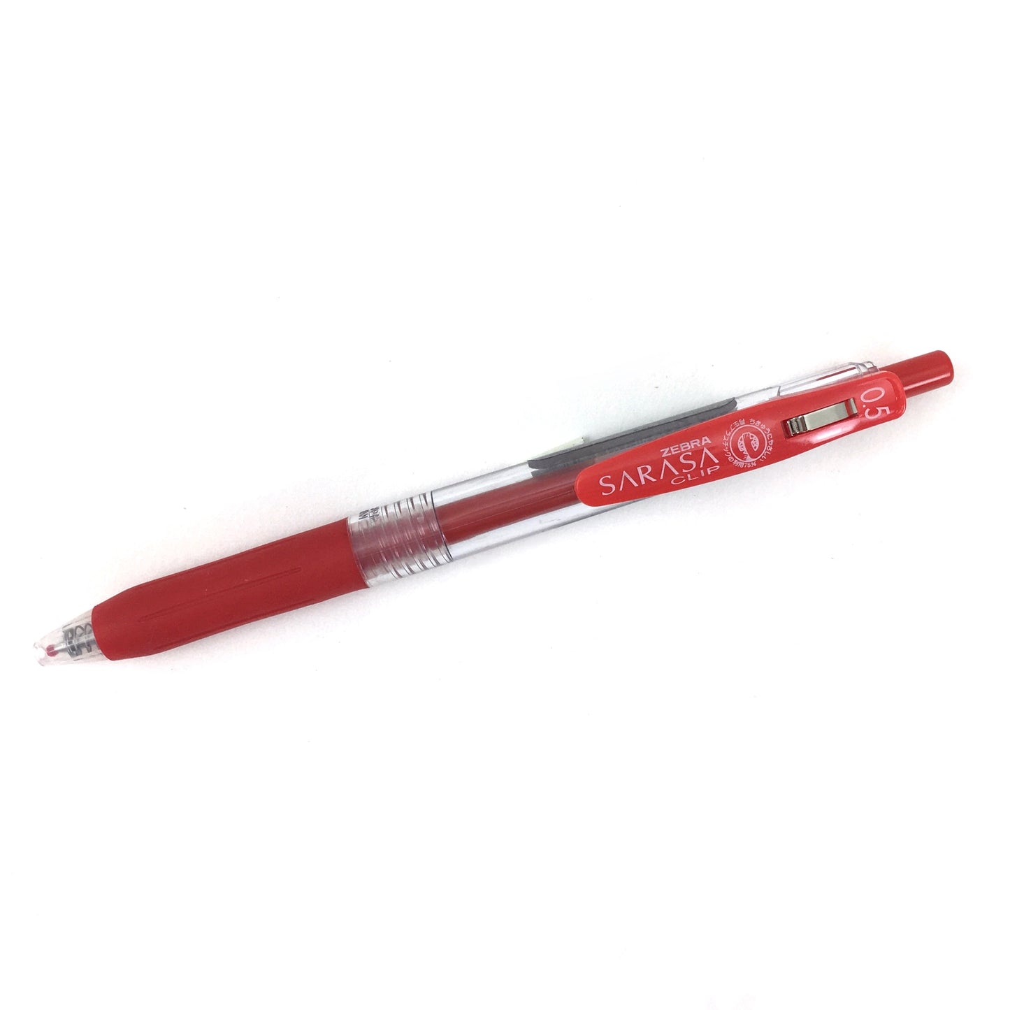Sarasa Clip Retractable Gel Pens - Red - 0.4mm by Zebra - K. A. Artist Shop