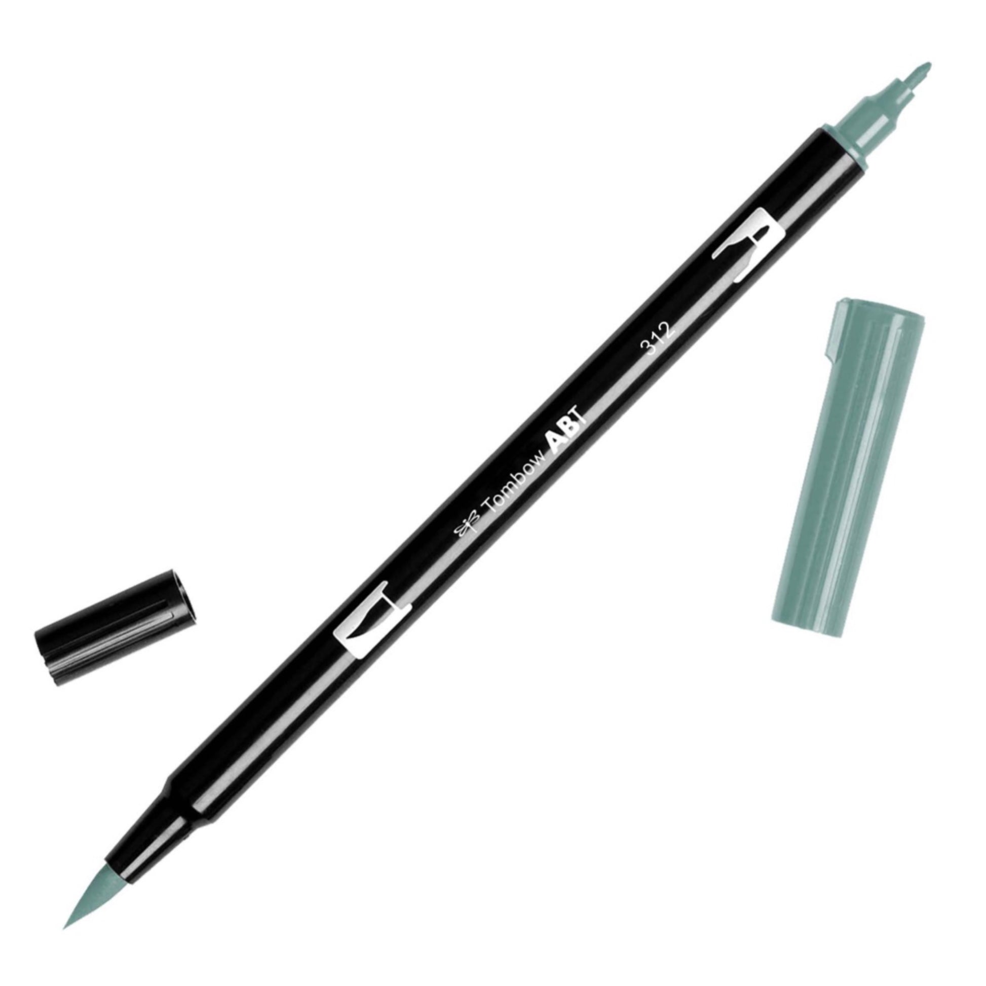 Tombow Dual Brush Pens - Individuals - 312 Holly Green by Tombow - K. A. Artist Shop