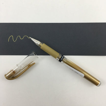 Uni Ball Gel Impact Pen Gold
