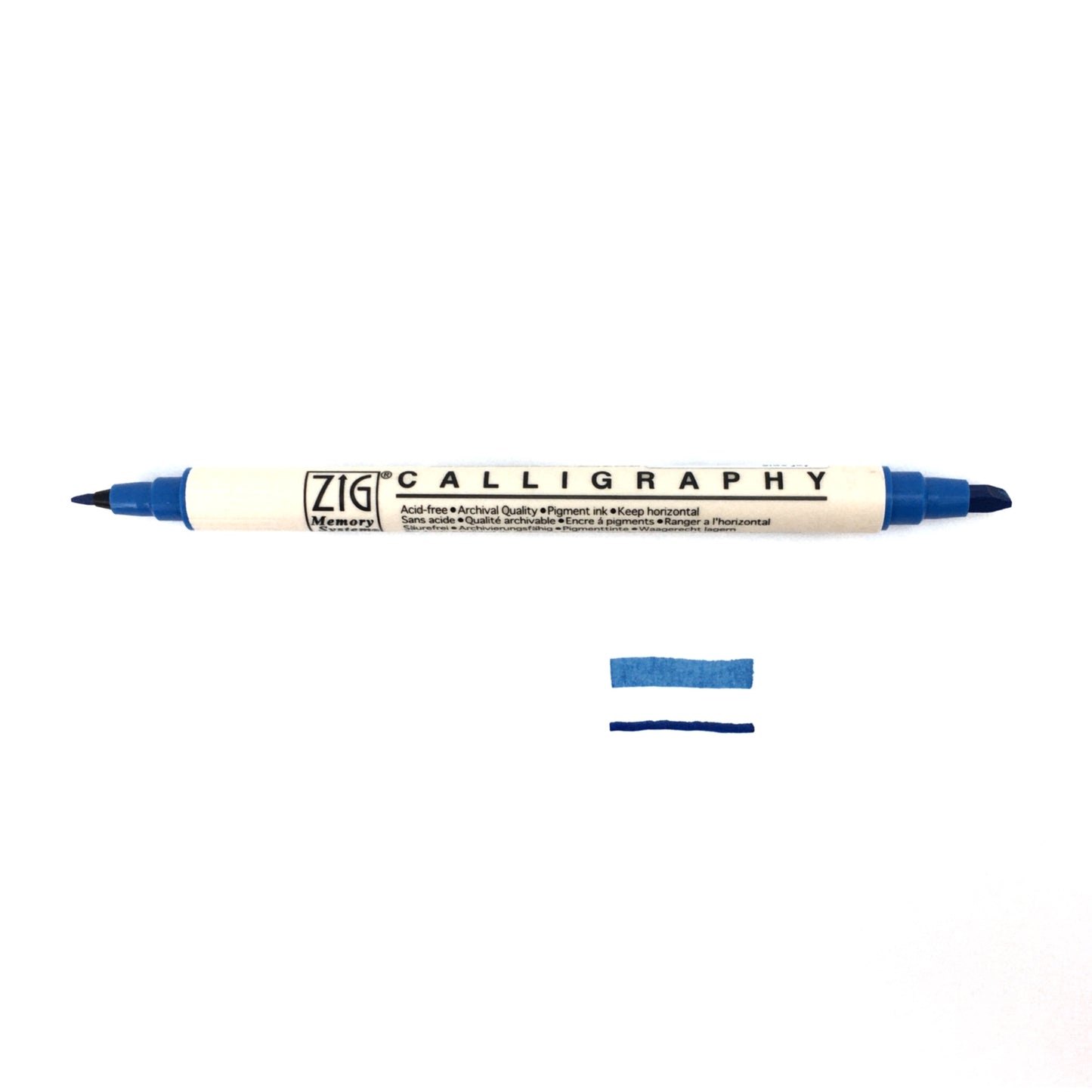Kuretake Zig Calligraphy Double-Sided Markers - Matte - 032 - Blue Jay by Kuretake - K. A. Artist Shop