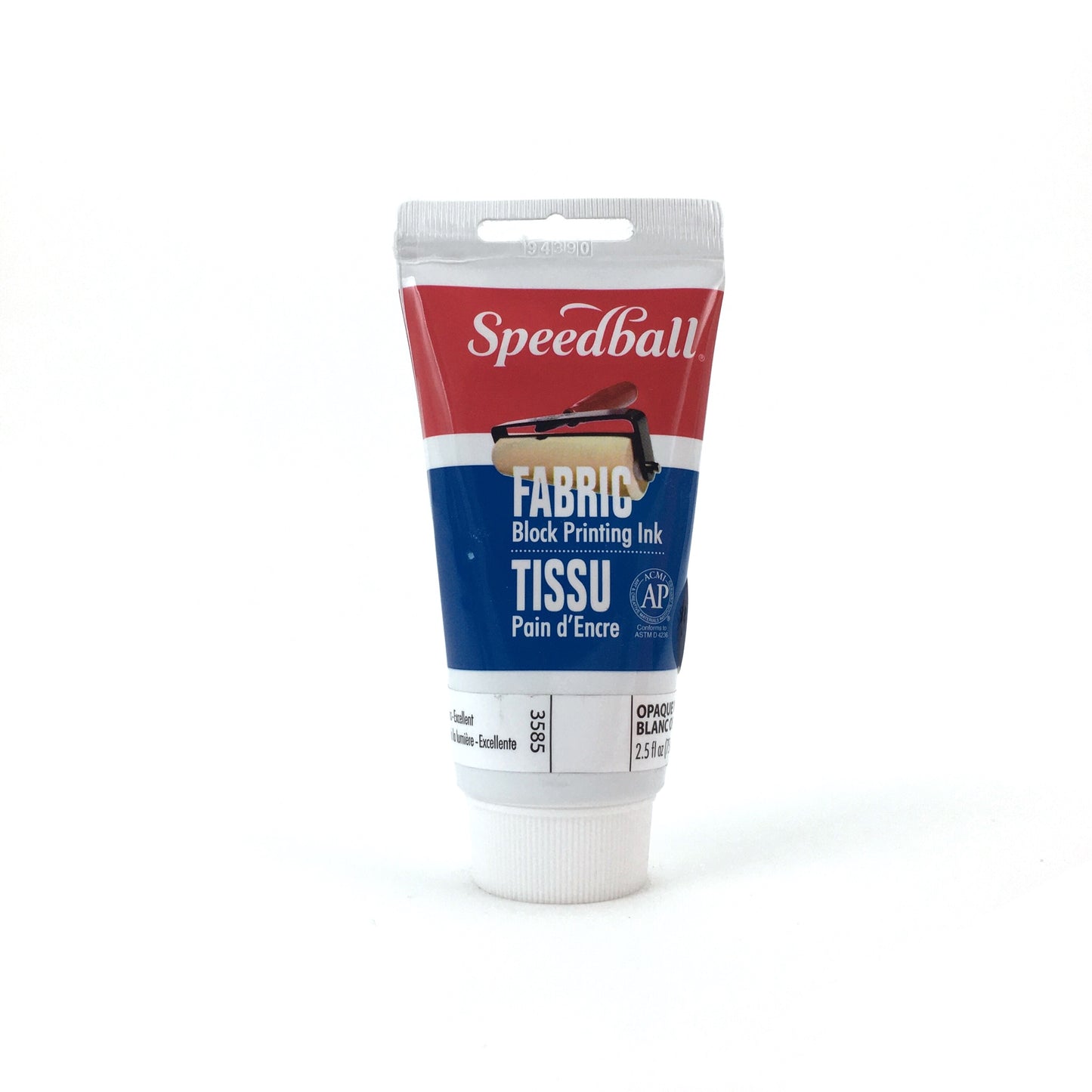 Speedball Fabric Block Printing Ink - 2.5oz. - Opaque White by Speedball - K. A. Artist Shop