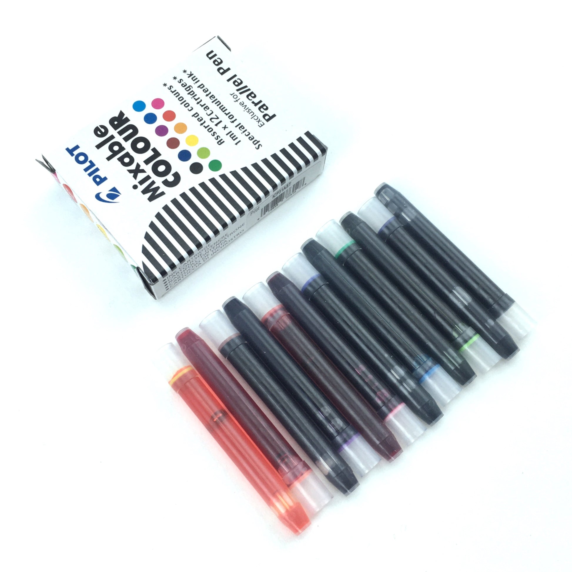  Pilot Parallel Mixable Color Ink Refills for