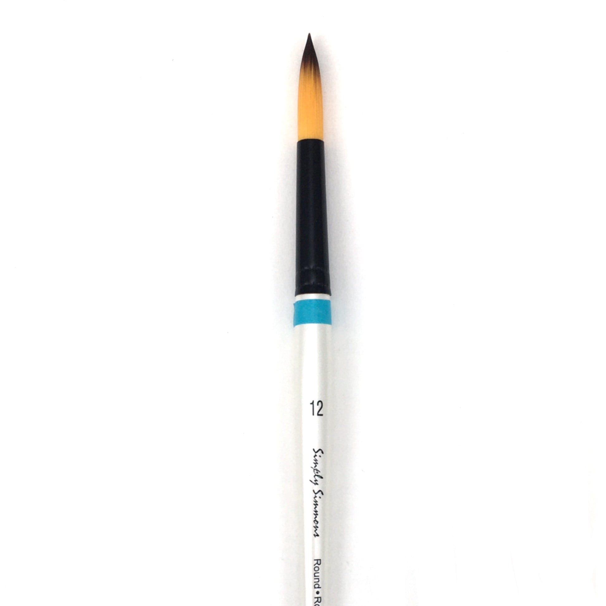 Simply Simmons Watercolor Brush - Short Handle - Round / - #12 / - synthetic by Robert Simmons - K. A. Artist Shop