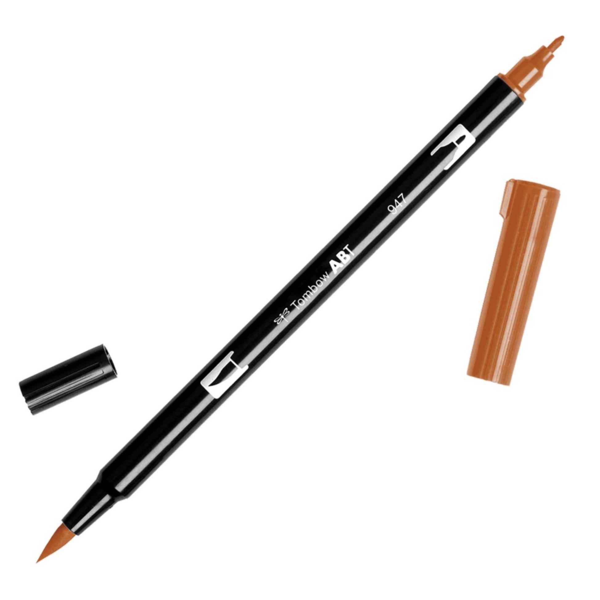 Tombow Dual Brush Pens - Individuals - 947 Burnt Sienna by Tombow - K. A. Artist Shop