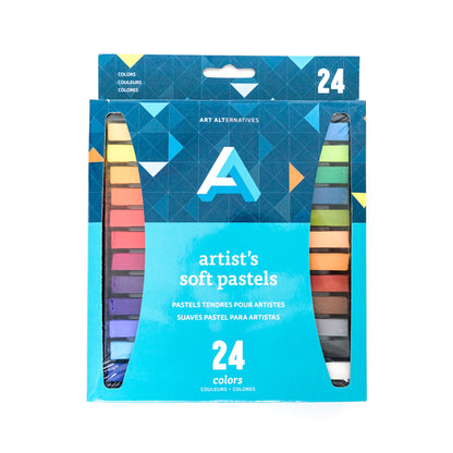Art Alternatives Artist Soft Pastel Set - Assorted Colors - 24/pack by Art Alternatives - K. A. Artist Shop