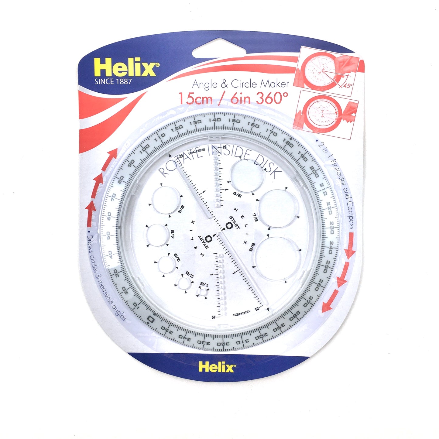 Helix Angle & Circle Maker - White by Helix - K. A. Artist Shop