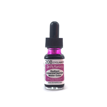 Dr. Ph. Martin's Radiant Concentrated Watercolor - .50 oz. - 20B - Cyclamen by Dr. Ph. Martin’s - K. A. Artist Shop