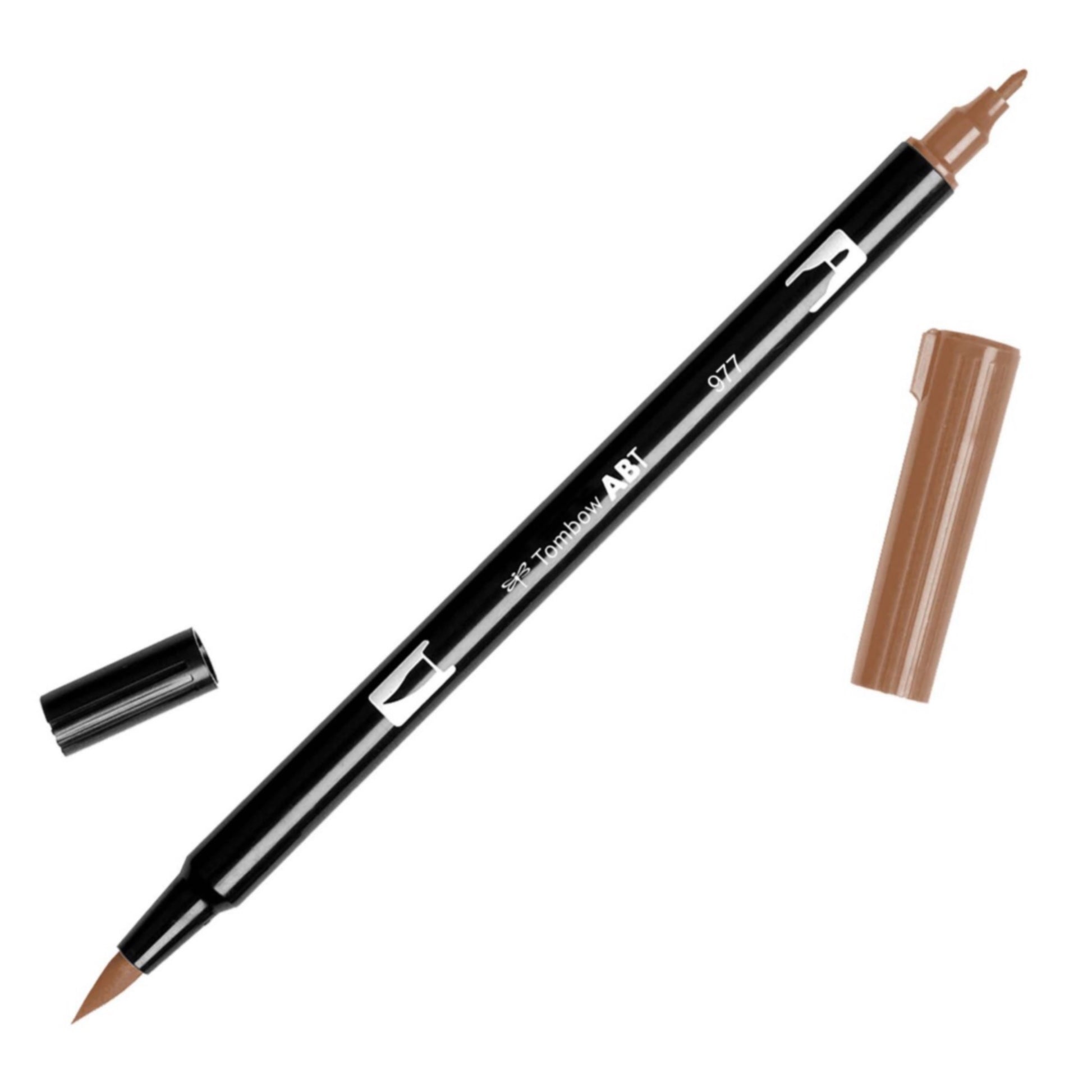 Tombow Dual Brush Pens - Individuals - 977 Saddle Brown by Tombow - K. A. Artist Shop