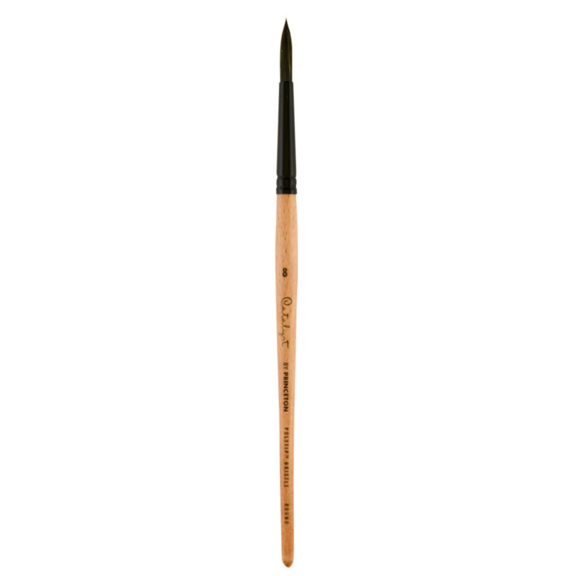 Princeton Catalyst Polytip Bristle Short-Handle Paint Brushes - Round / #8 by Princeton Art & Brush Co - K. A. Artist Shop