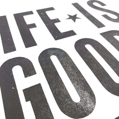 “Life is Good in Cobbham” Print by Smokey Road Press - by Smokey Road Press - K. A. Artist Shop
