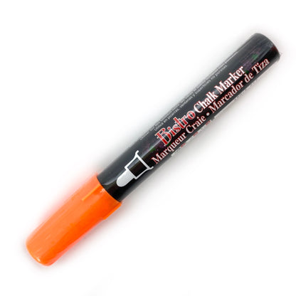 Bistro Chalk Marker - Broad (6mm) - Fluorescent Orange by Marvy Uchida - K. A. Artist Shop