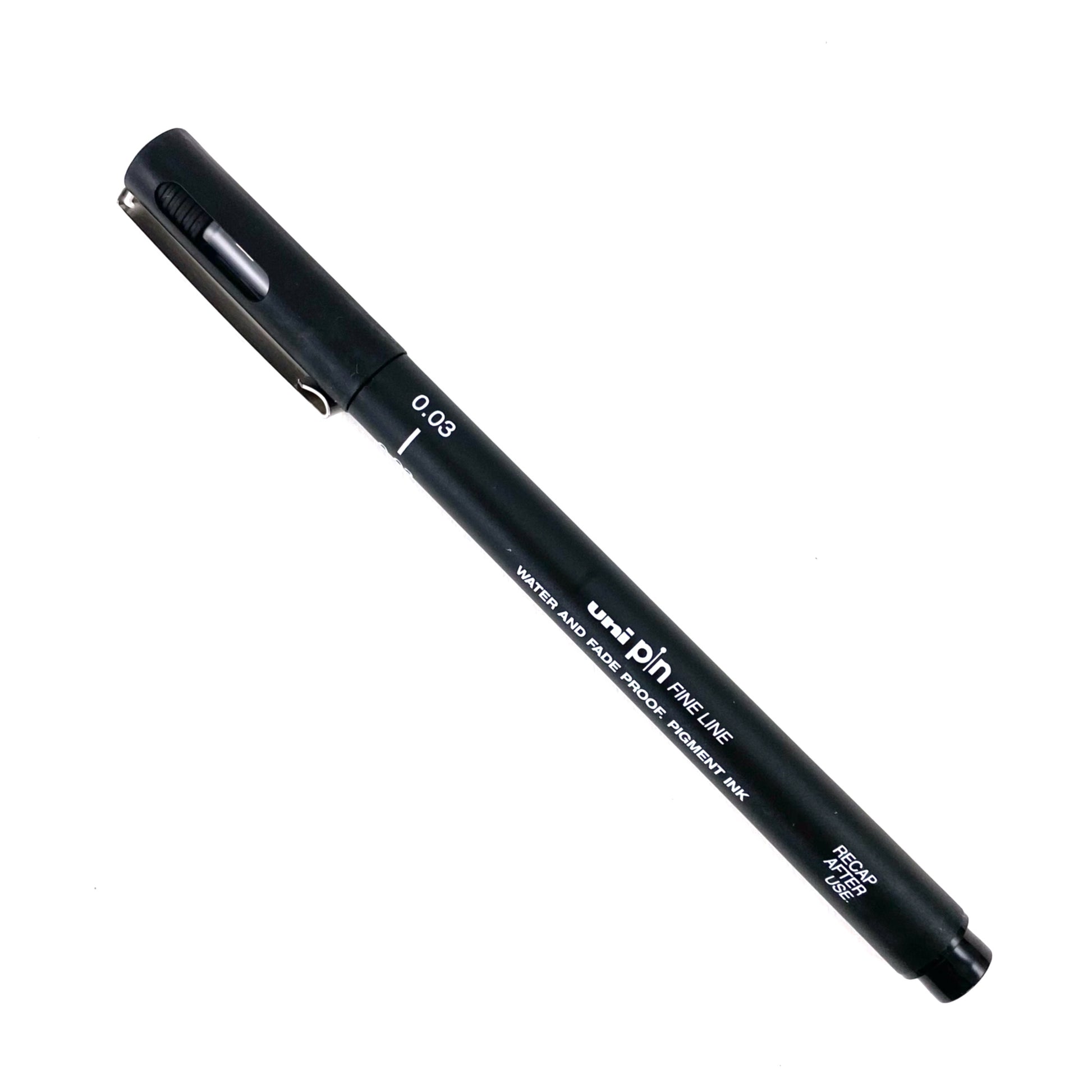 Uni Pin Fine Line Pens 12 Set, Black