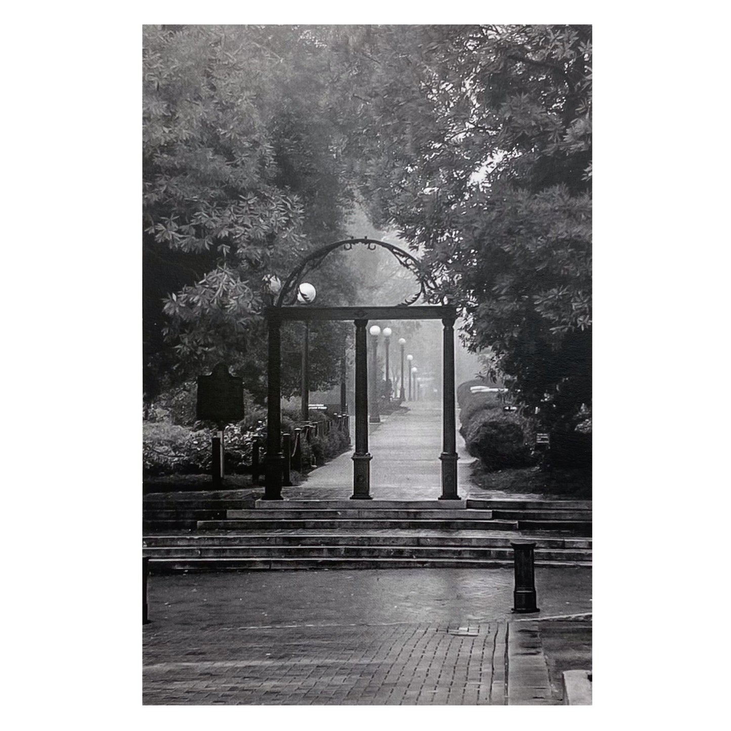 Athens, GA Postcards by Frances Hughes - The Arch At UGA - by Frances Hughes - K. A. Artist Shop
