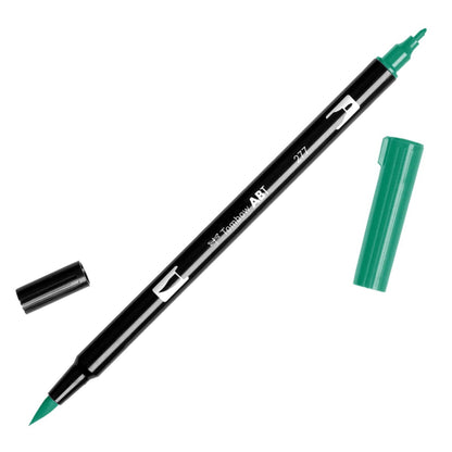 Tombow Dual Brush Pens - Individuals - 277 Dark Green by Tombow - K. A. Artist Shop