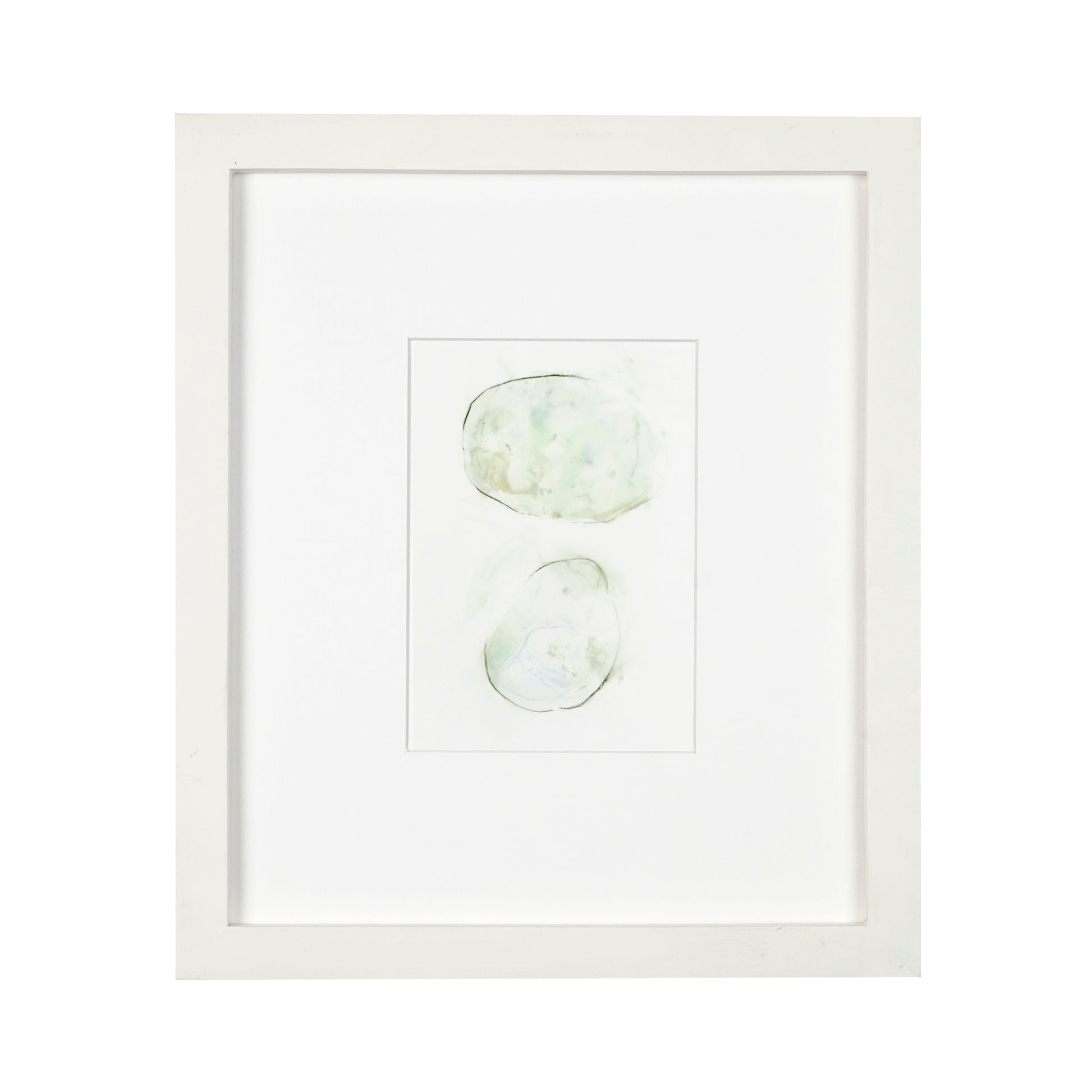 "Blue Pebbles" Print by Catherine Lucky Chang - by Catherine Lucky Chang - K. A. Artist Shop