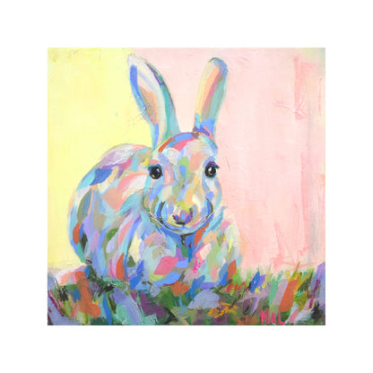 "Bunny 1" Print by Mallory Moye - 8 x 8 inches by Mallory Moye - K. A. Artist Shop