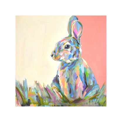 "Bunny 2" Print by Mallory Moye - 8 x 8 inches by Mallory Moye - K. A. Artist Shop