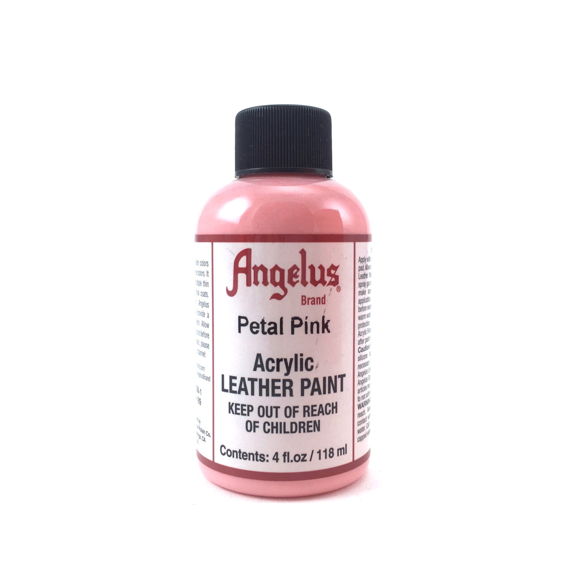 Angelus Acrylic Leather Paint - 4 oz. - Matte Petal Pink by Angelus - K. A. Artist Shop