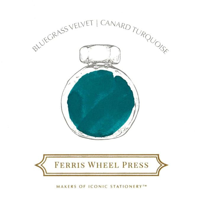 Ferris Wheel Press Fountain Pen Ink - 38ml - Bluegrass Velvet by Ferris Wheel Press - K. A. Artist Shop