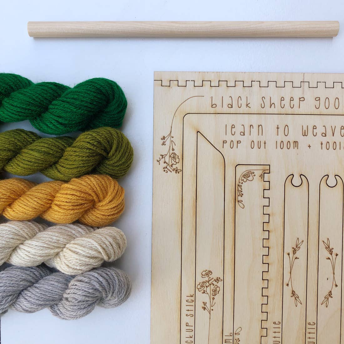 DIY Tapestry Weaving Kits by Black Sheep Goods - Forest by Black Sheep Goods - K. A. Artist Shop
