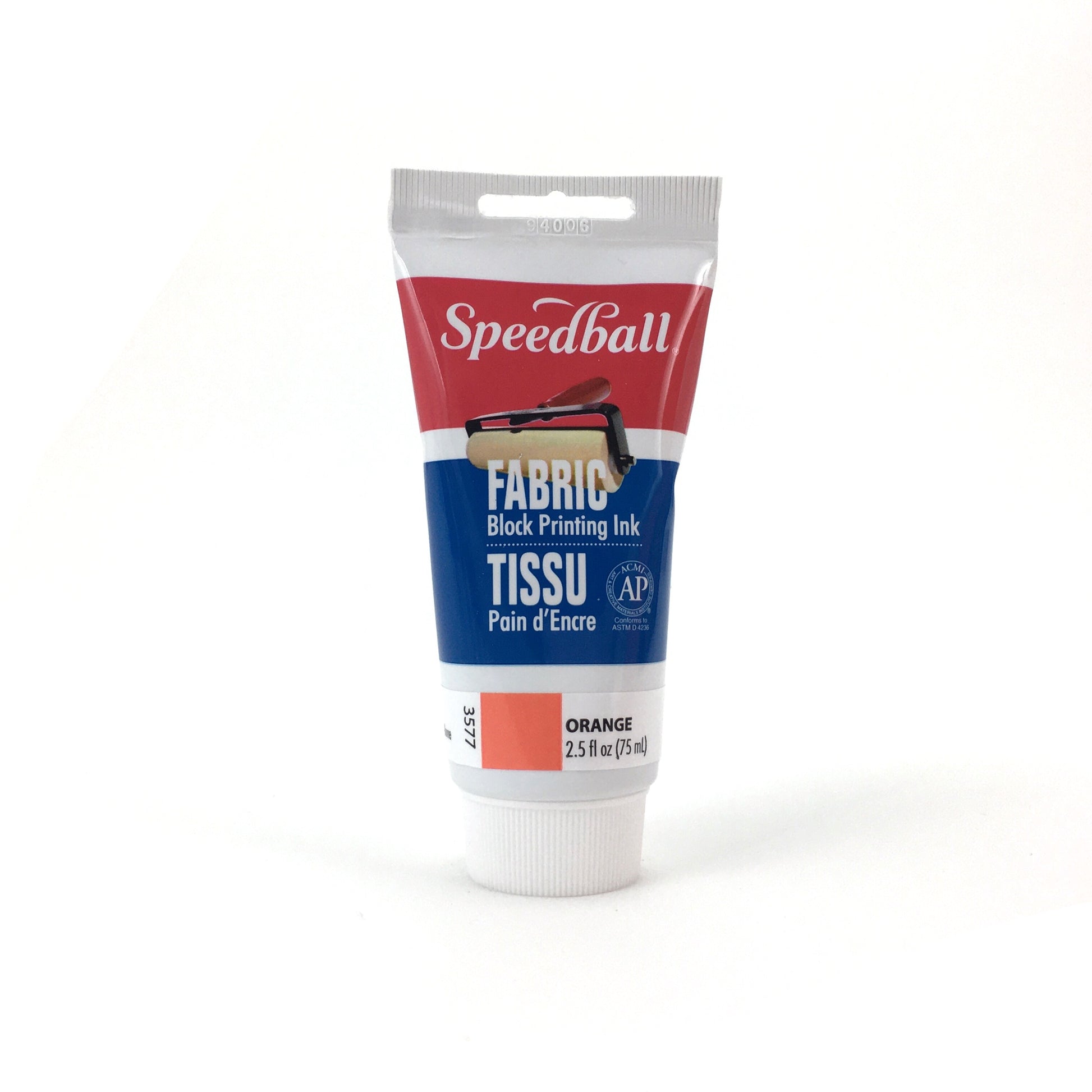 Speedball Fabric Block Printing Ink - 2.5oz. - Orange by Speedball - K. A. Artist Shop