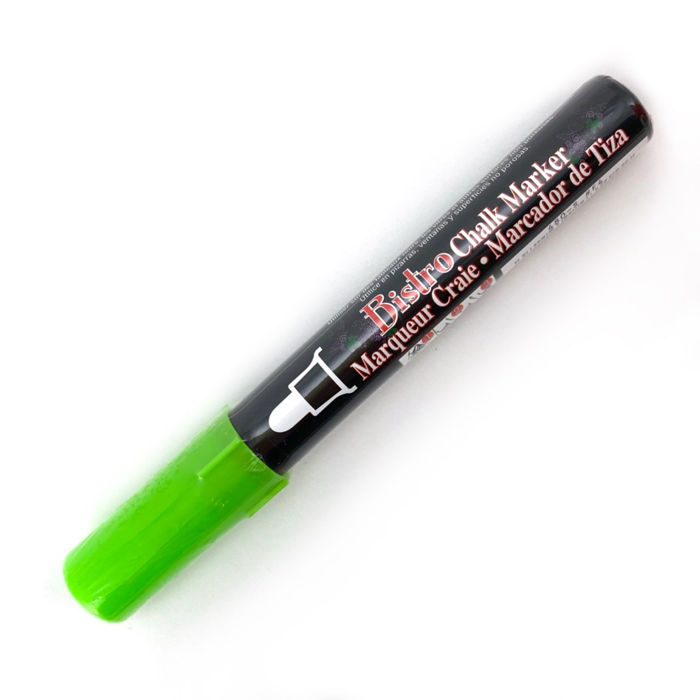 Bistro Chalk Marker - Broad (6mm) - Fluorescent Green by Marvy Uchida - K. A. Artist Shop